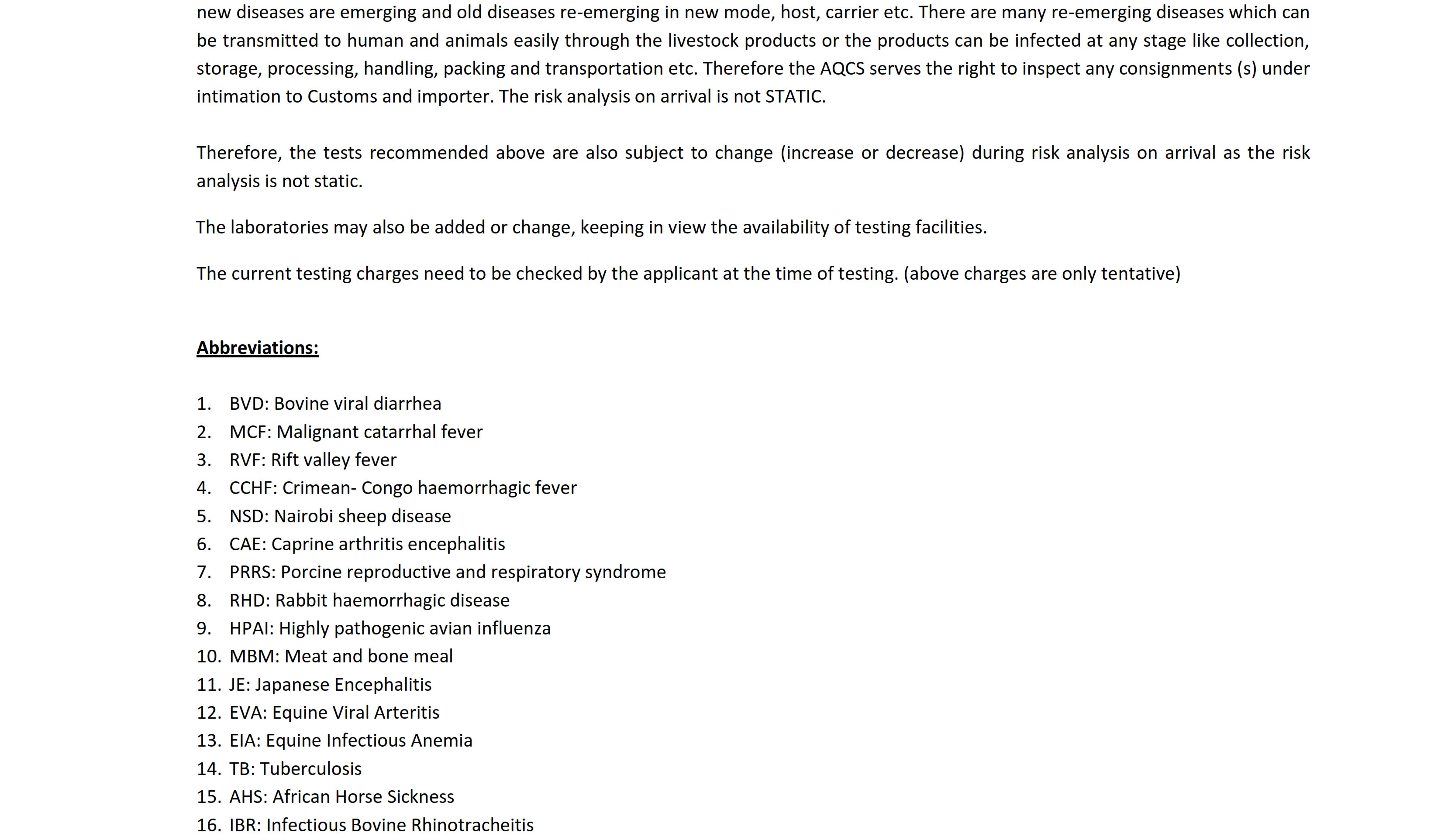 DETAILS OF LABORATORIES AND TESTING_007 images